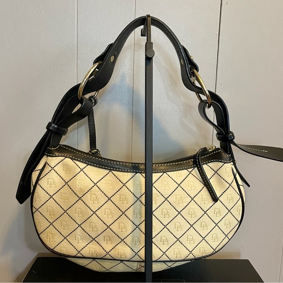 Dooney & Bourke Moon Bag in Classic DB Logo - Picture 2 of 4